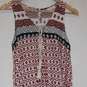 Patterned Tshirt Dress